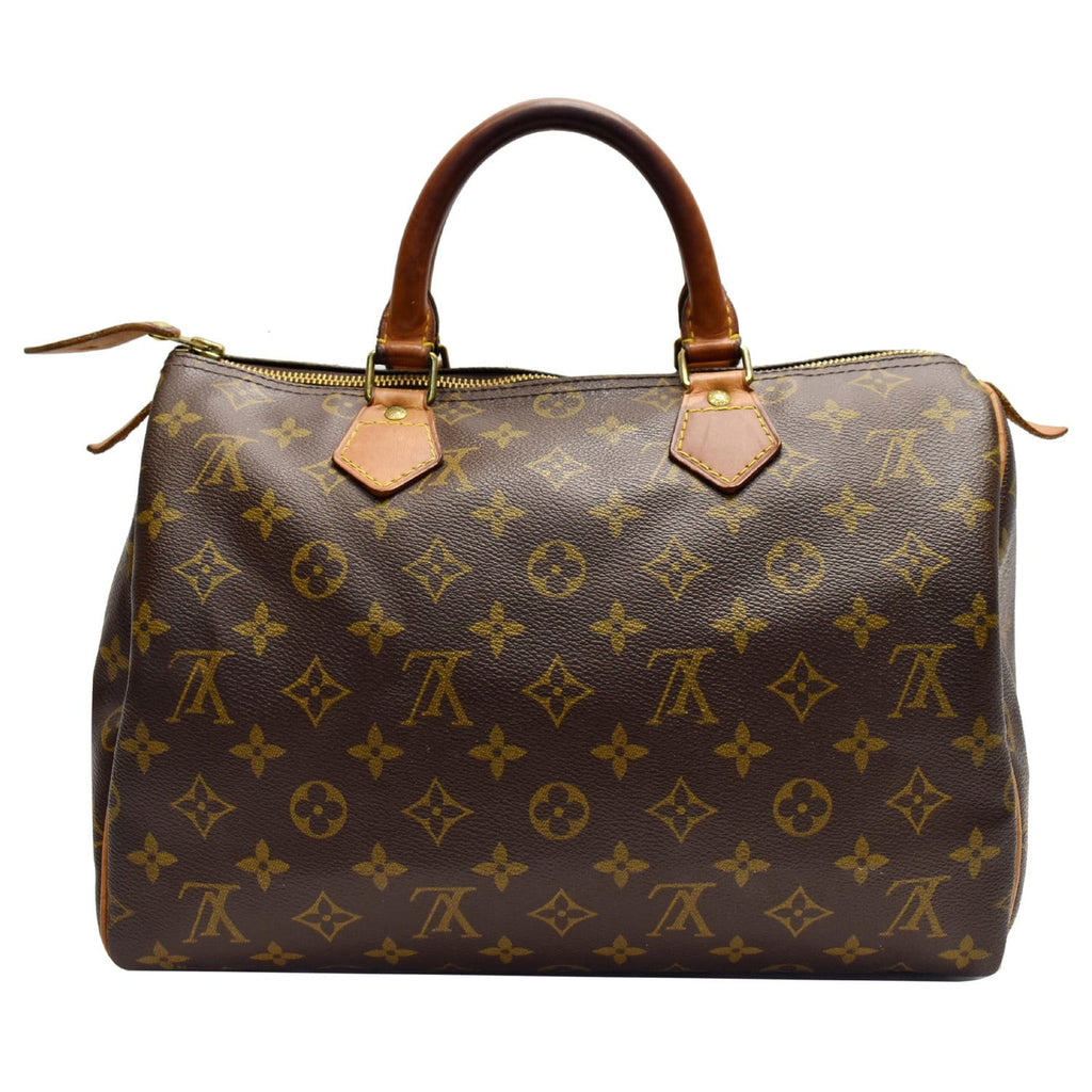 Louis Vuitton Speedy 30 Brown Cloth ref.775586 - Joli Closet