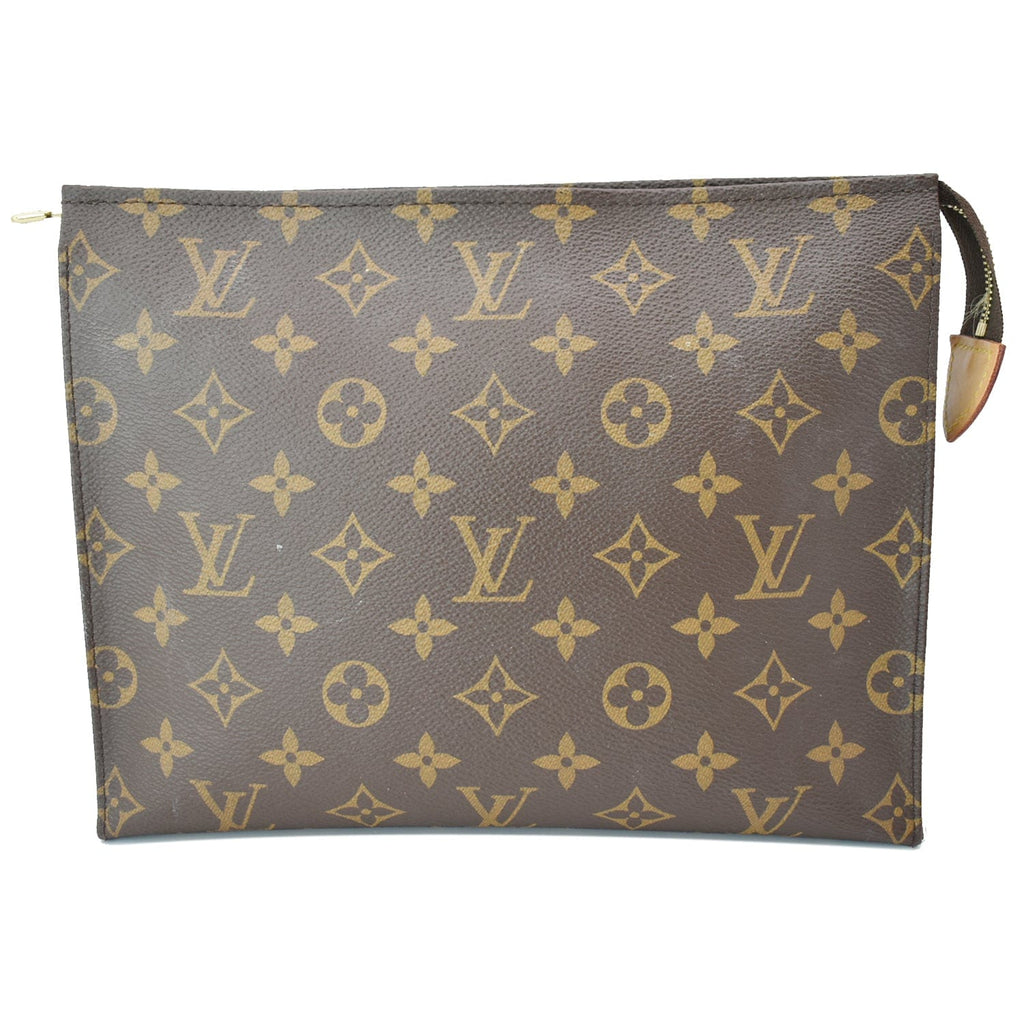 Designer Makeup Bag, Cosmetic Pouch in Monogram