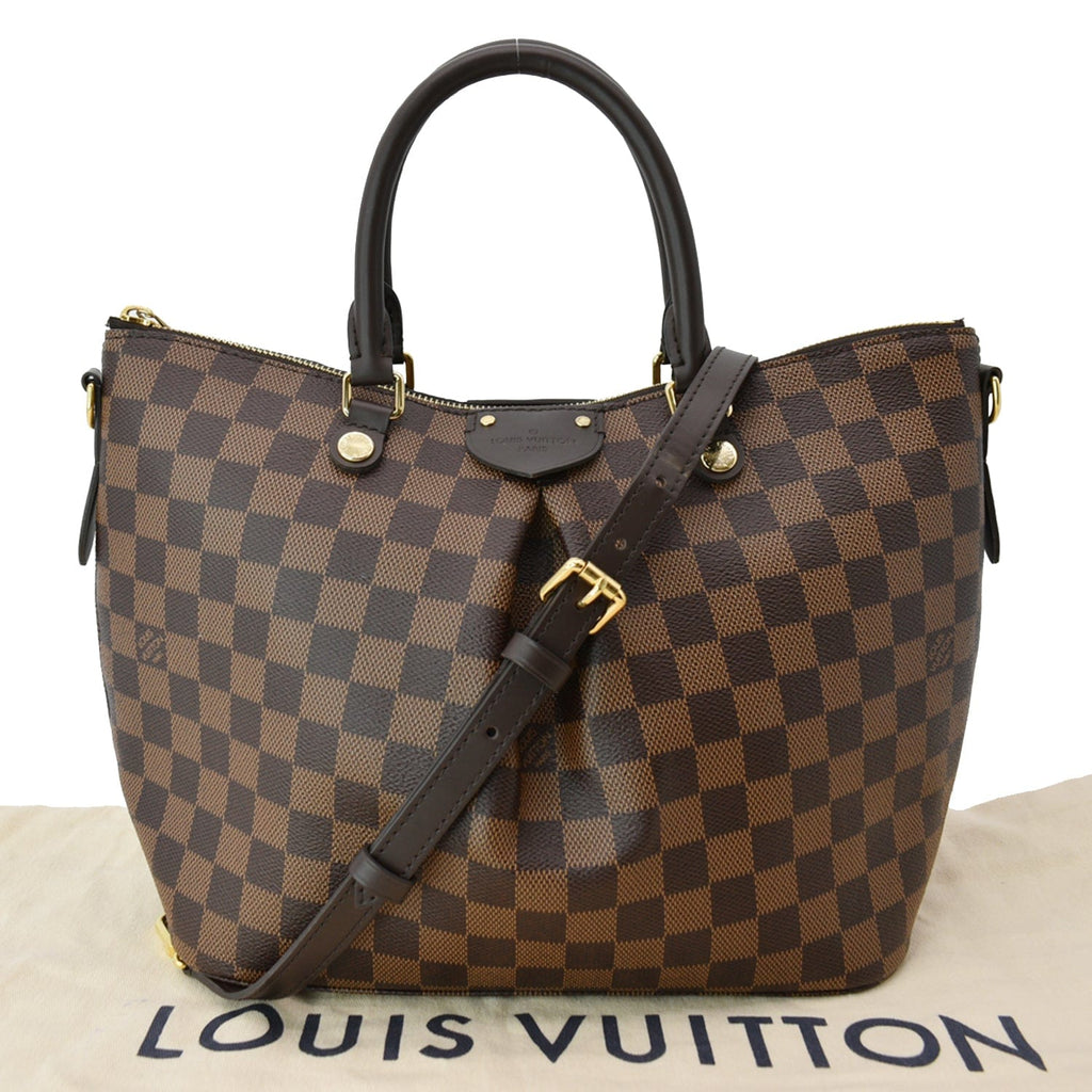 Louis Vuitton Siena Handbag Damier MM Brown 2302296