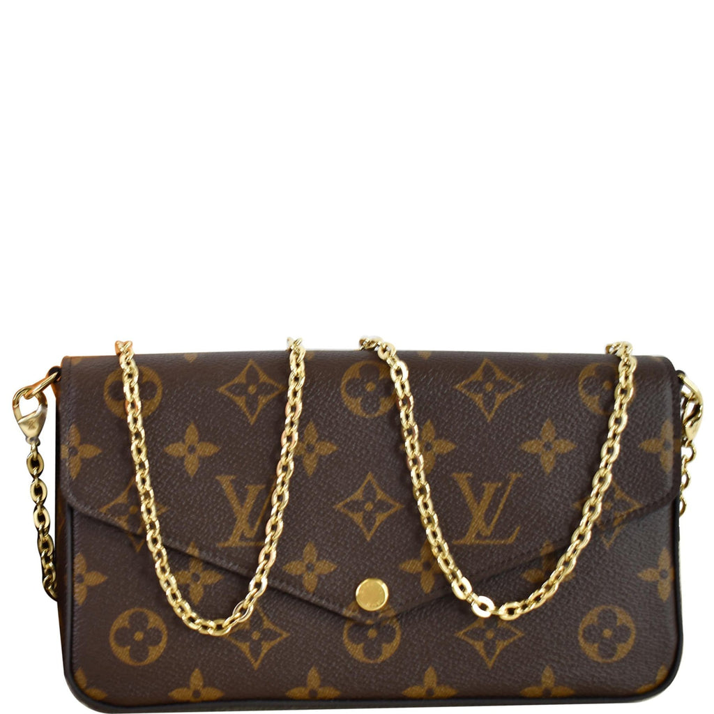 Louis Vuitton Monogram Pochette Felicie - Brown Crossbody Bags, Handbags -  LOU796136