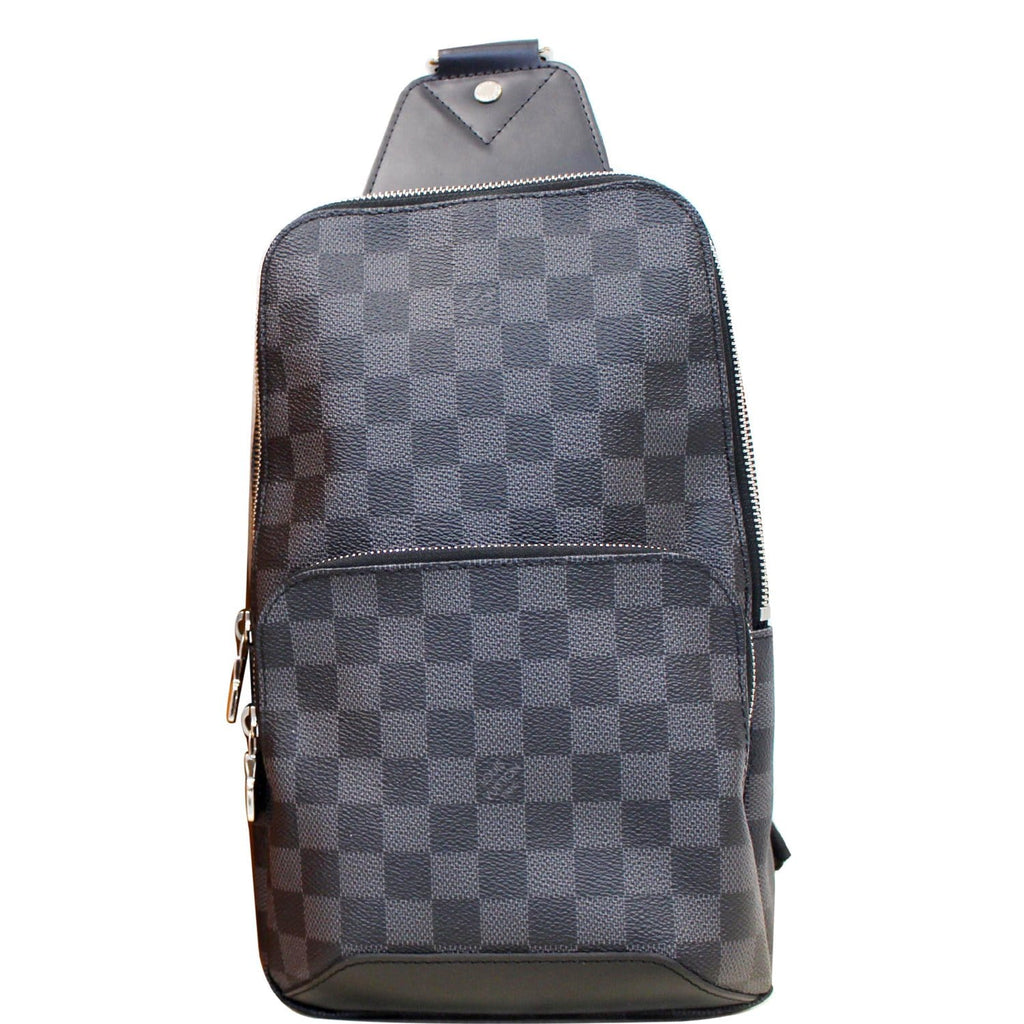 Green Louis Vuitton Damier Graphite Avenue Sling Crossbody Bag – Designer  Revival