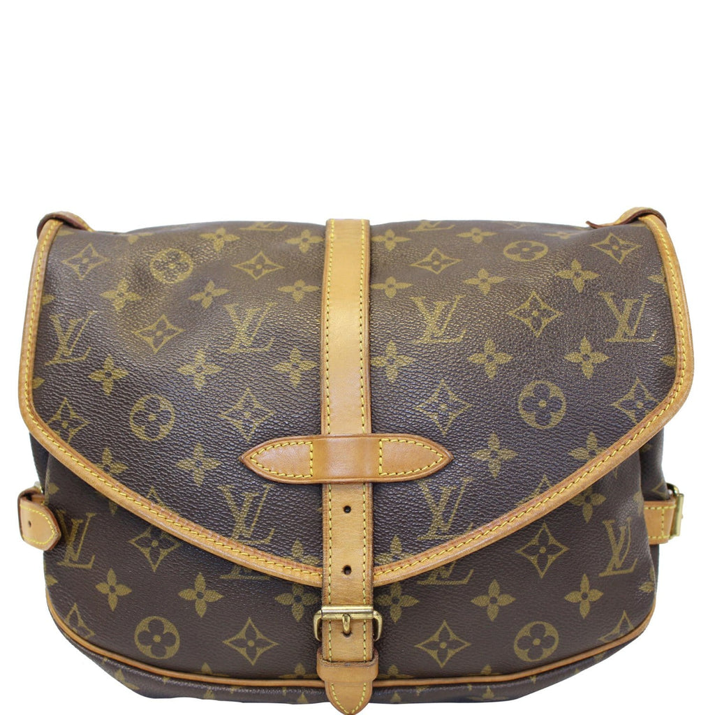 Louis Vuitton Brown Monogram Saumur GM Bag – The Closet