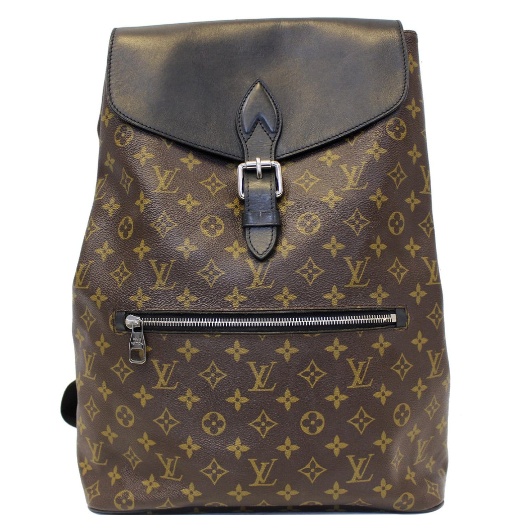 Authentic LOUIS VUITTON Monogram Macassar Palk M40637 Rucksack  #260-004-615