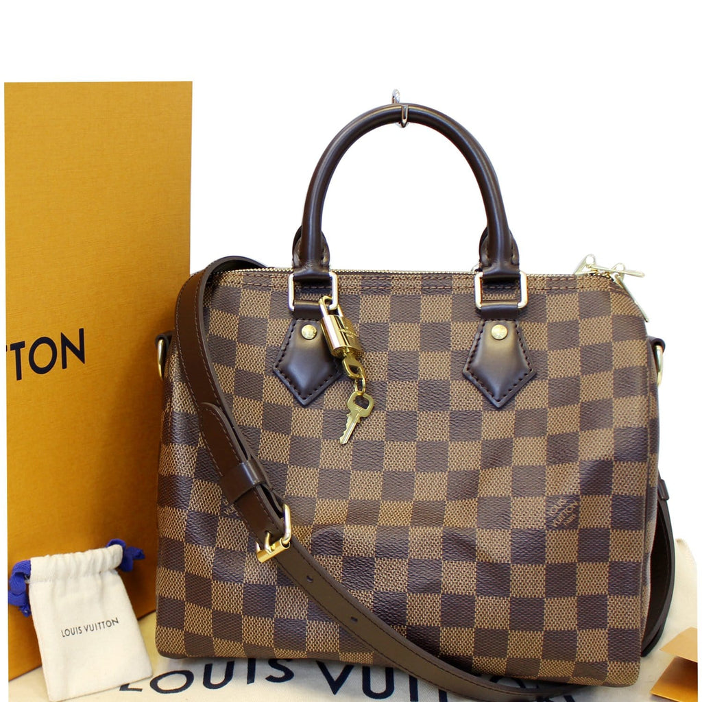 Louis Vuitton Speedy 25 Bandouliere (strap missing) Damier Ebene (RRP –  Addicted to Handbags