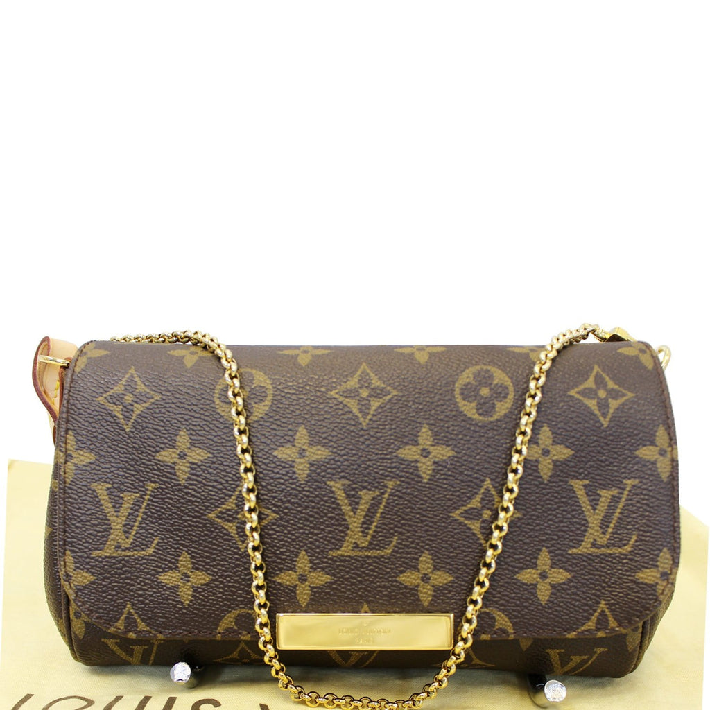 LOUIS VUITTON Monogram Canvas Favorite PM Crossbody Bag E4030