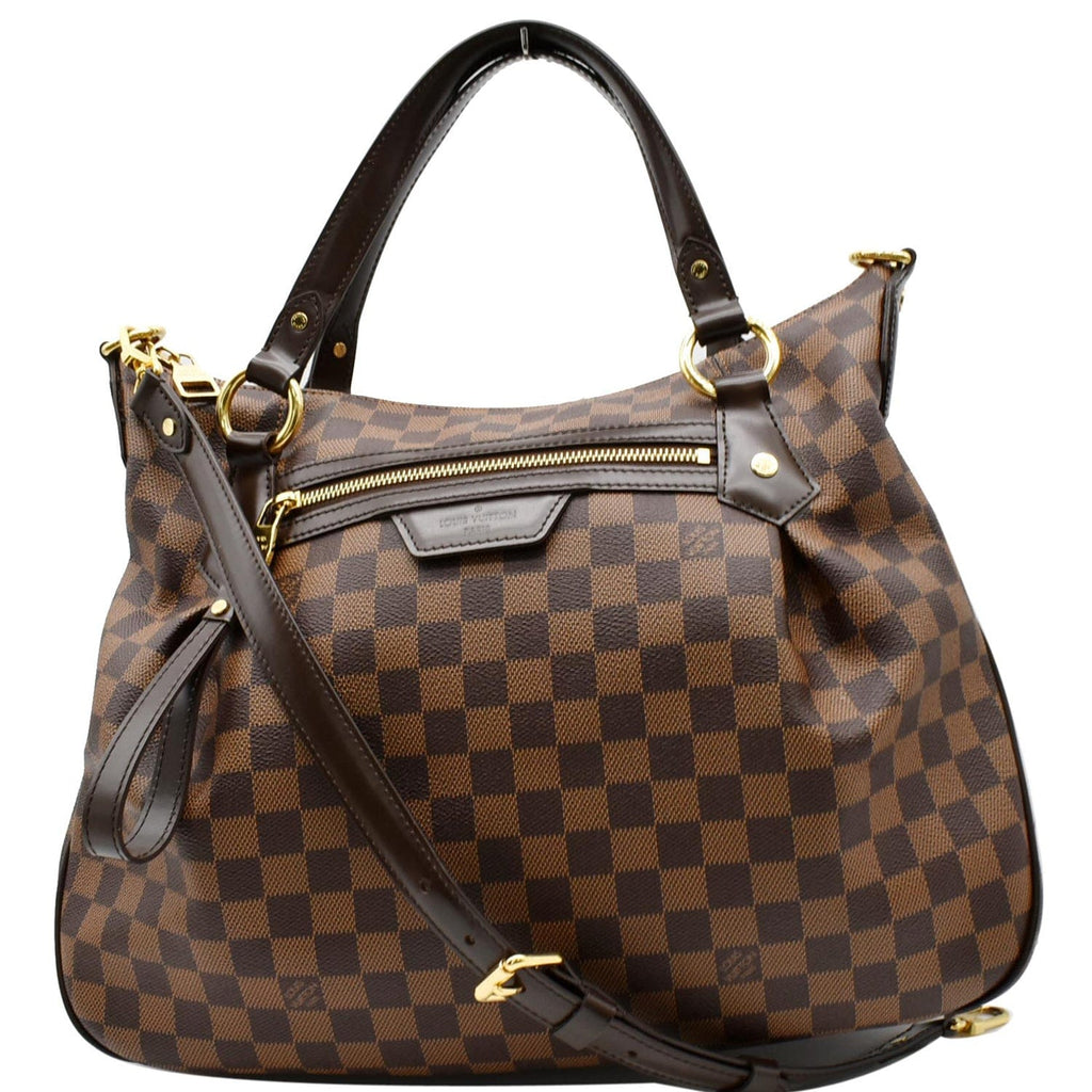 Louis Vuitton Evora Handbag Damier MM Brown 224797120