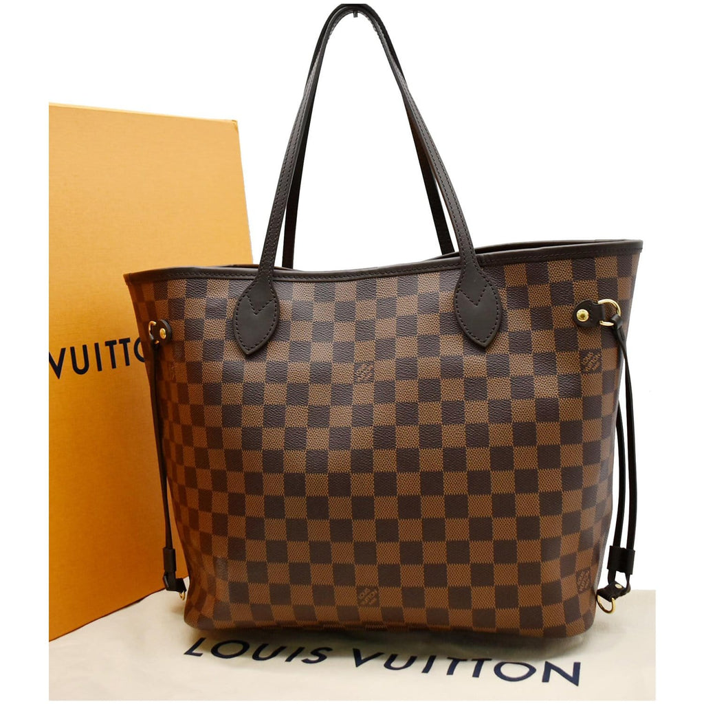 Louis Vuitton Damier Ebene Braided Neverfull MM w/ Pouch & Strap - Brown  Totes, Handbags - LOU757166