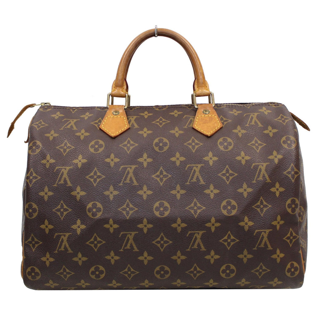 Louis Vuitton Malletier Speedy 35 Bag in Monogram Canvas and