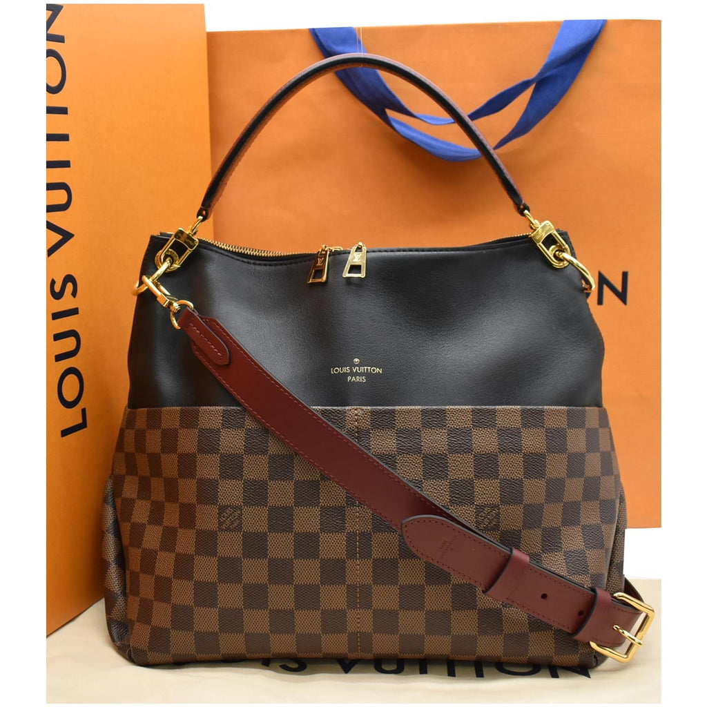 LOUIS VUITTON DAMIER EBENE MAIDA HOBO BAG NOIR – Caroline's