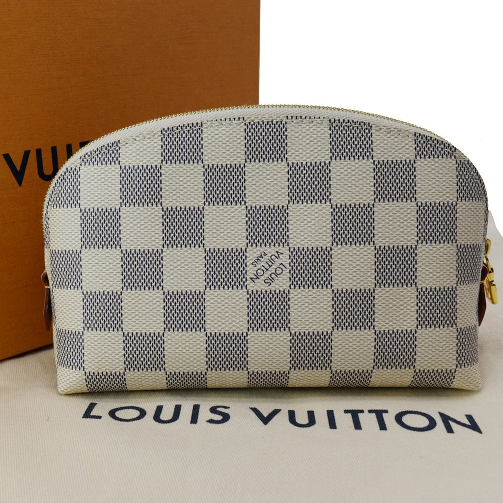 Louis Vuitton Cosmetic Pouch Damier Azur - Luxury Helsinki