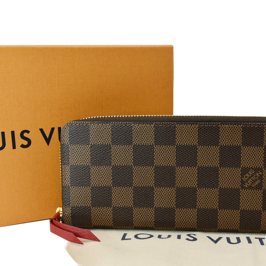 Clemence cloth wallet Louis Vuitton Brown in Cloth - 27328737