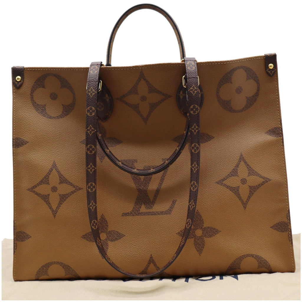Louis Vuitton 2019 Pre-owned Reverse Onthego GM Tote Bag - Brown