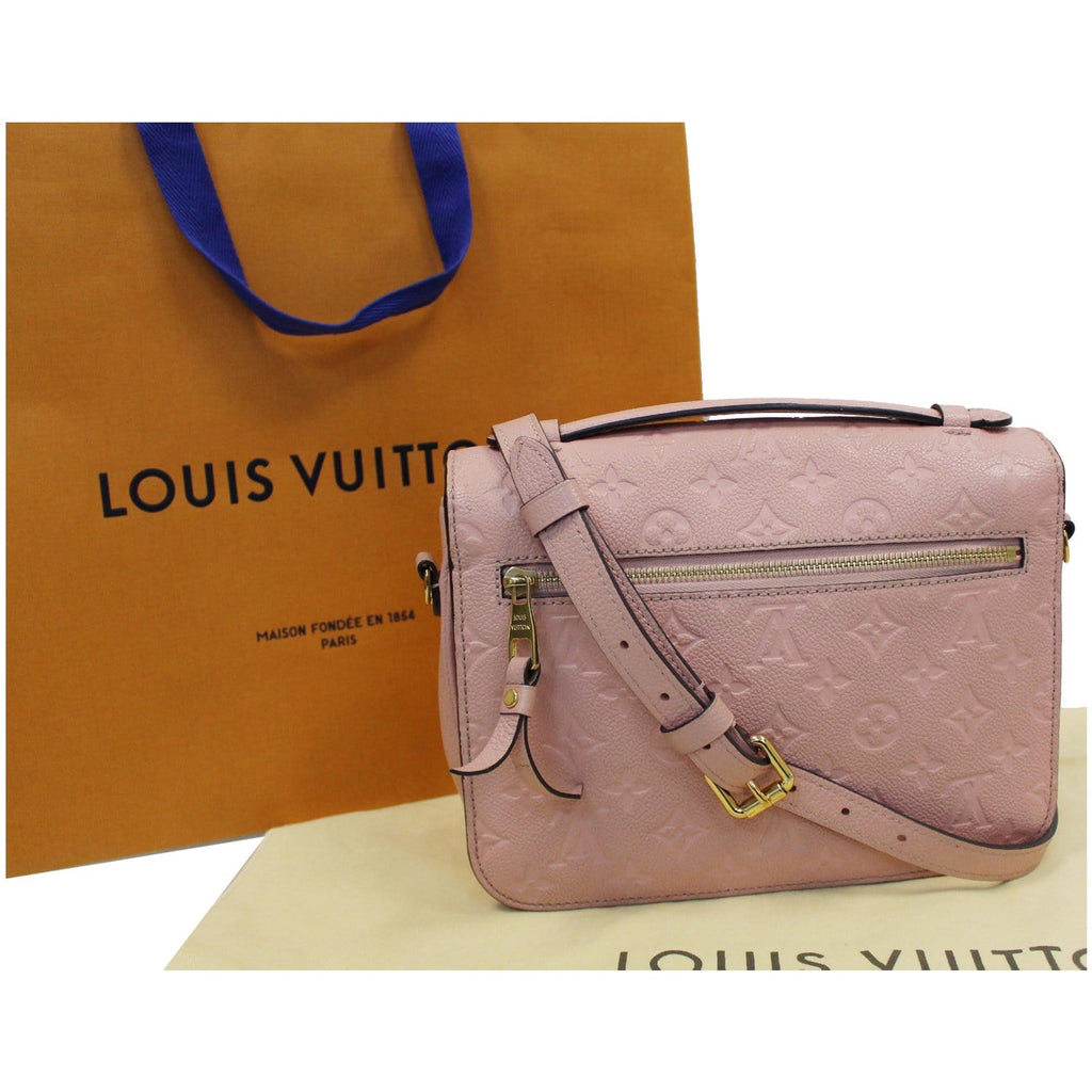 Louis Vuitton, Bags, Louis Vuitton Pink Mahina Babylone Leather Tote  Metis Empreinte Artsy Bag