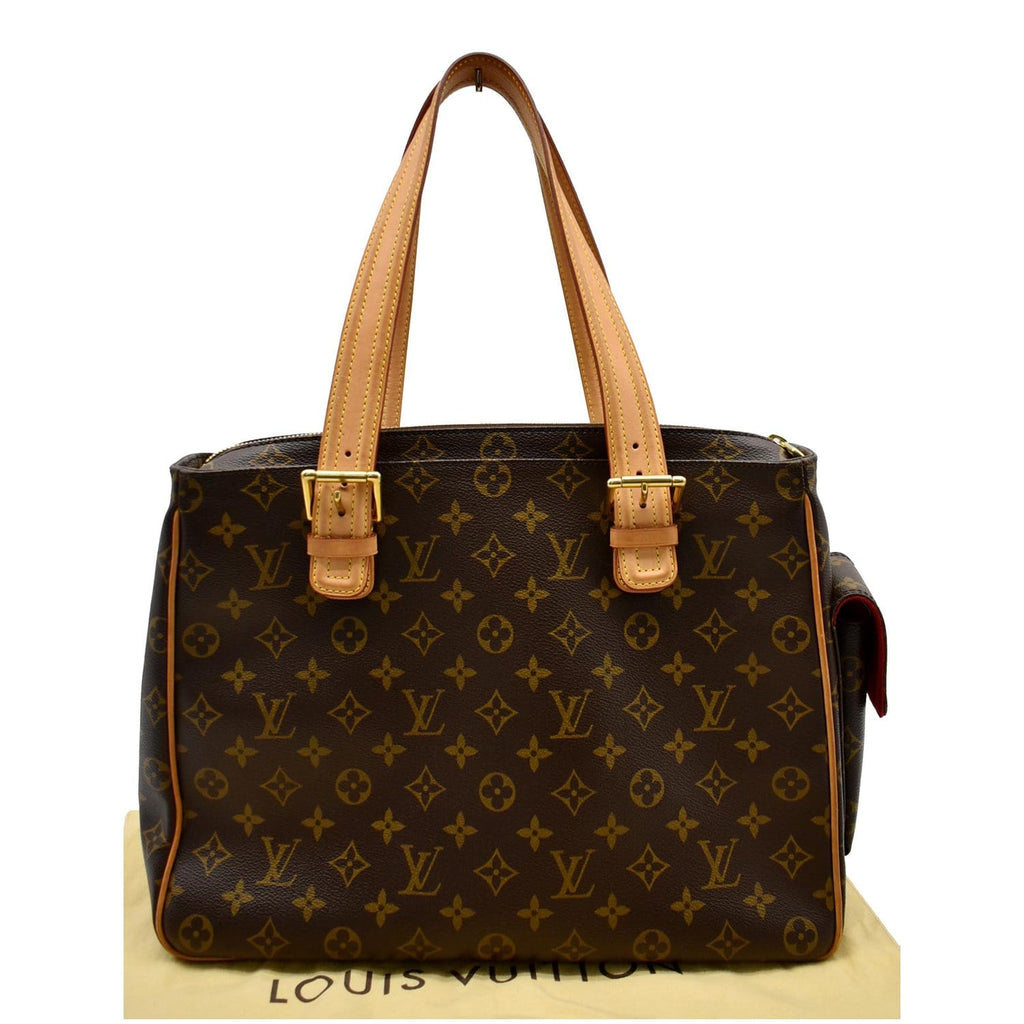 Viva cité cloth handbag Louis Vuitton Brown in Cloth - 17046530