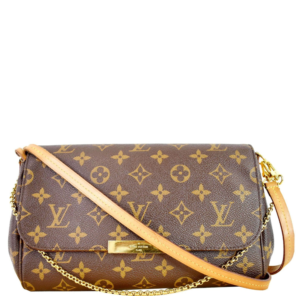 Favorite cloth crossbody bag Louis Vuitton Brown in Cloth - 30316594