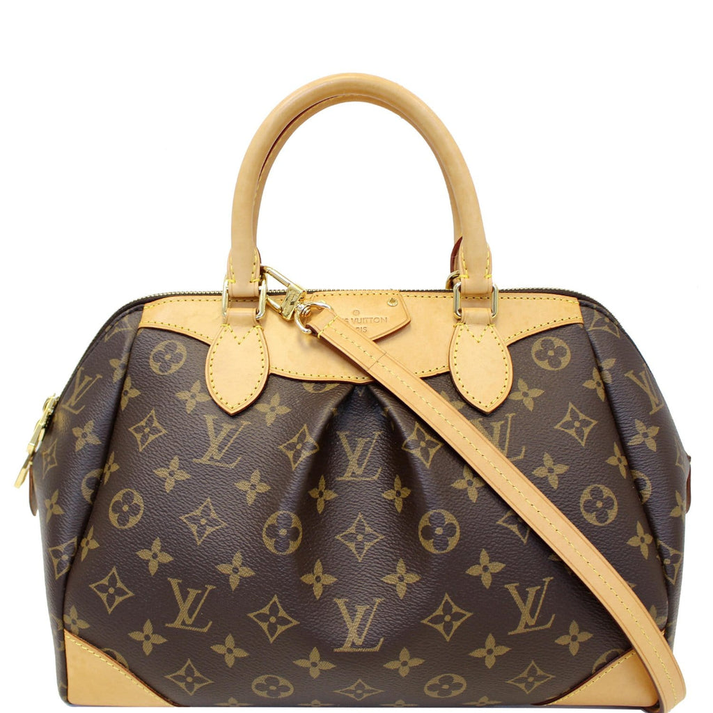 Louis Vuitton Segur with pink shoulder strap Brown Leather ref