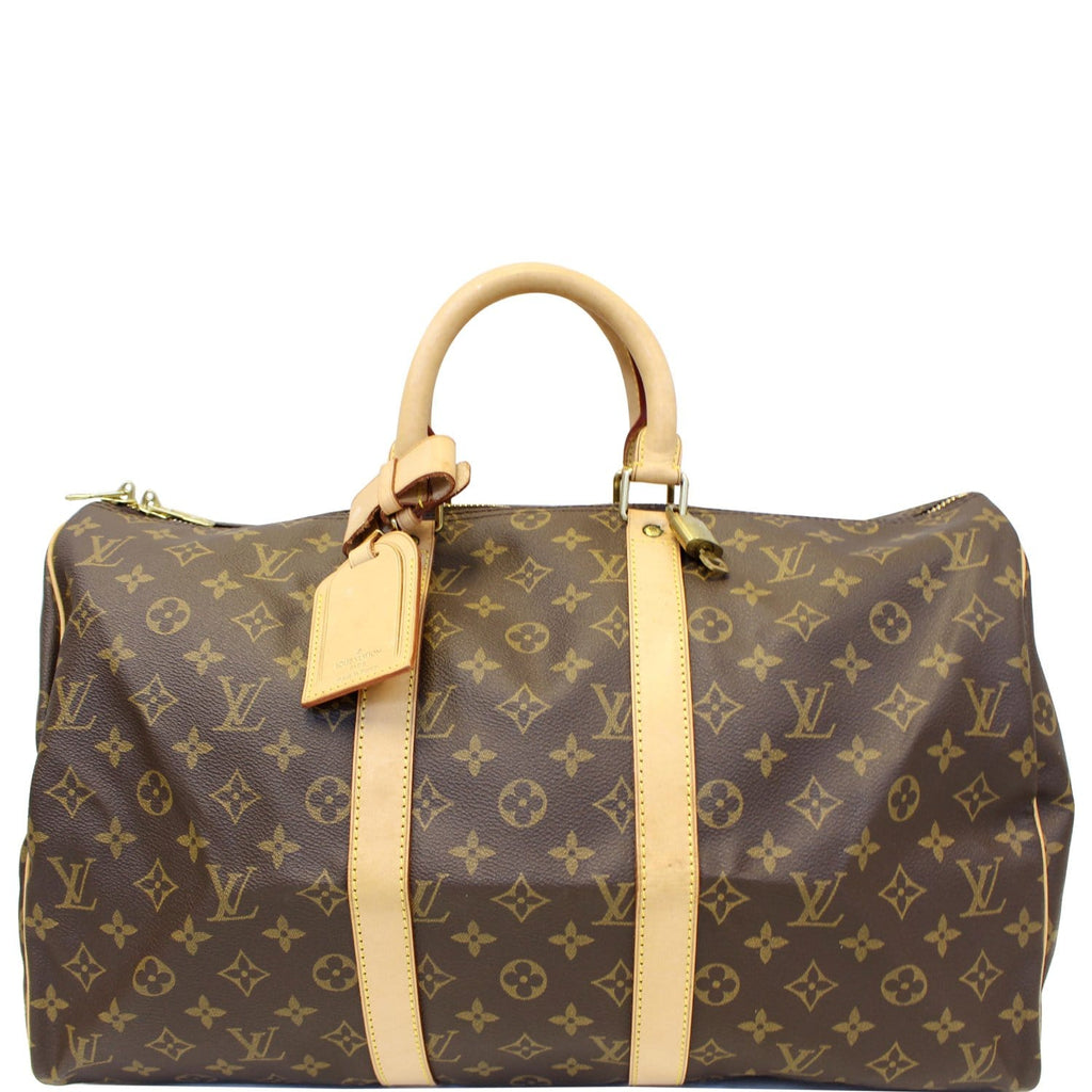 LOUIS VUITTON Monogram LV 45 Speedy Boston Keepall Travel Luggage Logo Bag  20150