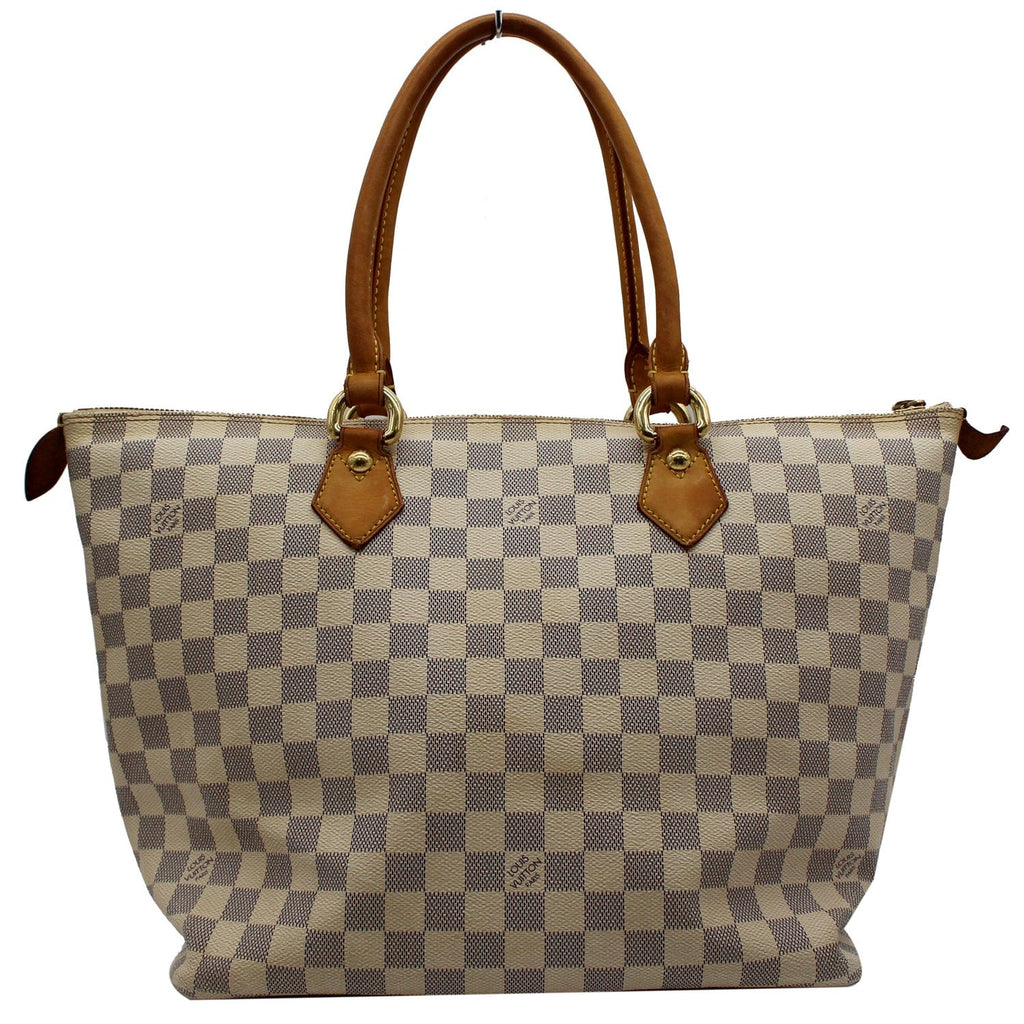 Louis Vuitton Damier Azur Saleya MM Zip Tote Bag 89lk615s