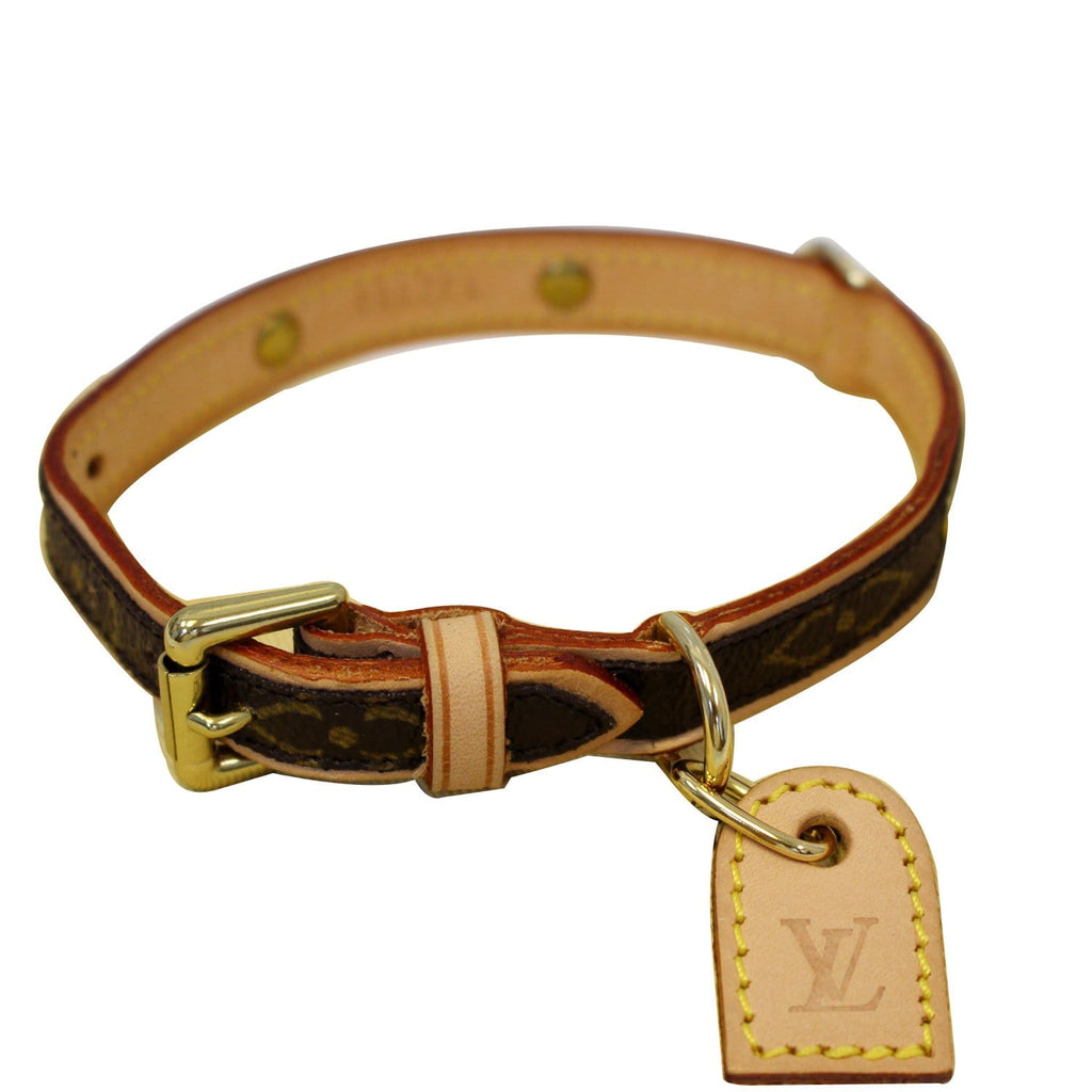 Louis Vuitton Monogram Dog Collar Baxter PM M58072 (Mint) Neck : 8.6-10.6in