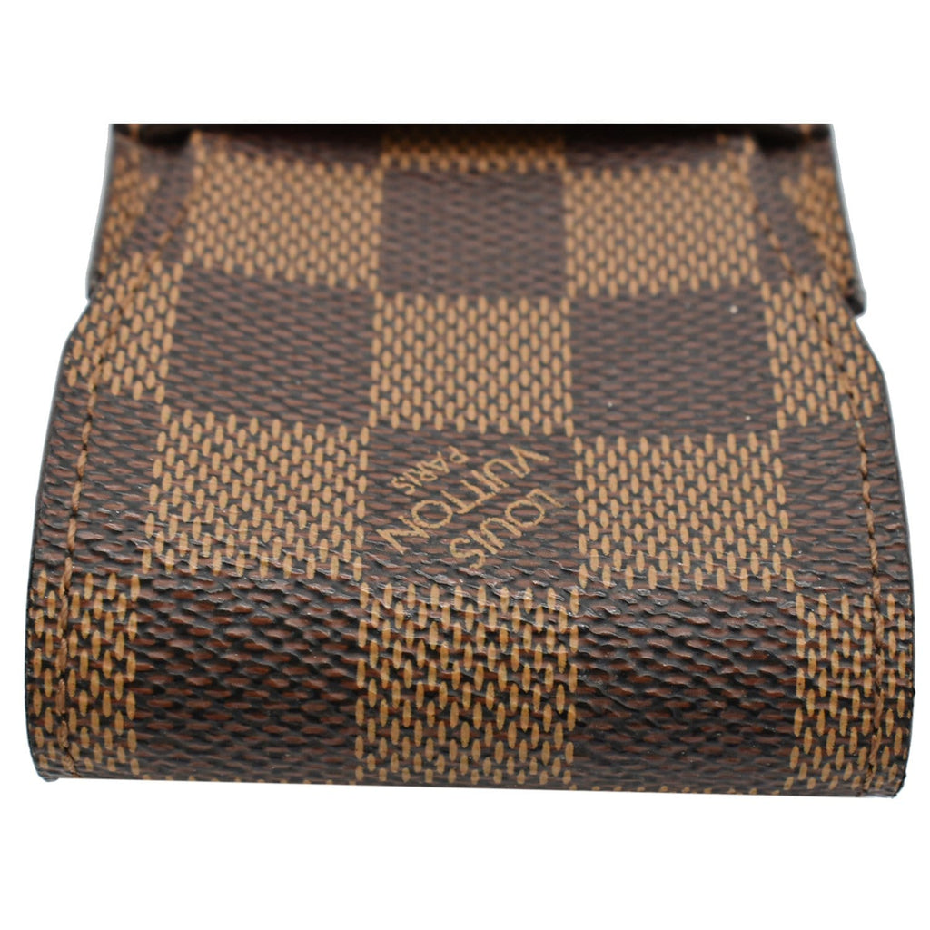 LOUIS VUITTON Etui Damier Ebene Cigarette Case Brown - 20% OFF