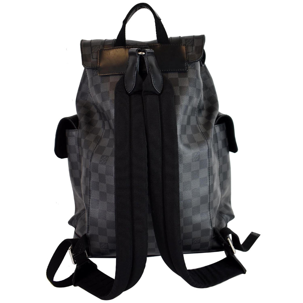 LOUIS VUITTON Damier Graphite Christopher PM Backpack 1263709