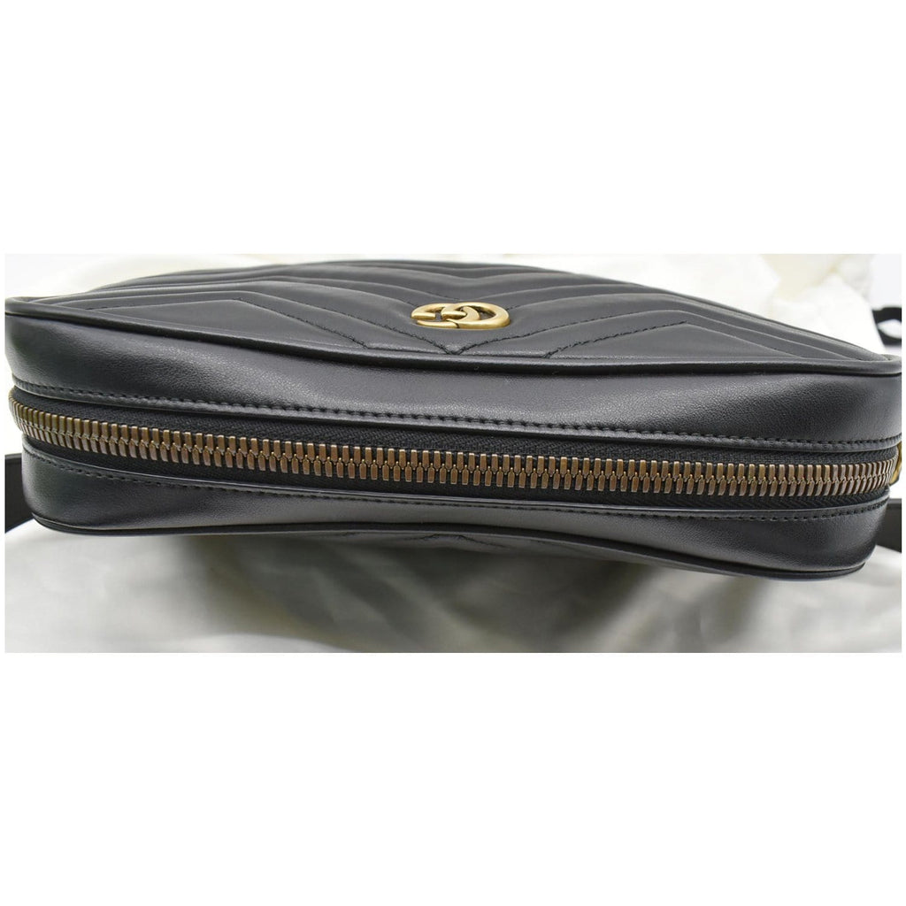 Gucci Gg Marmont Quilted Leather Belt Bag in Black for Men