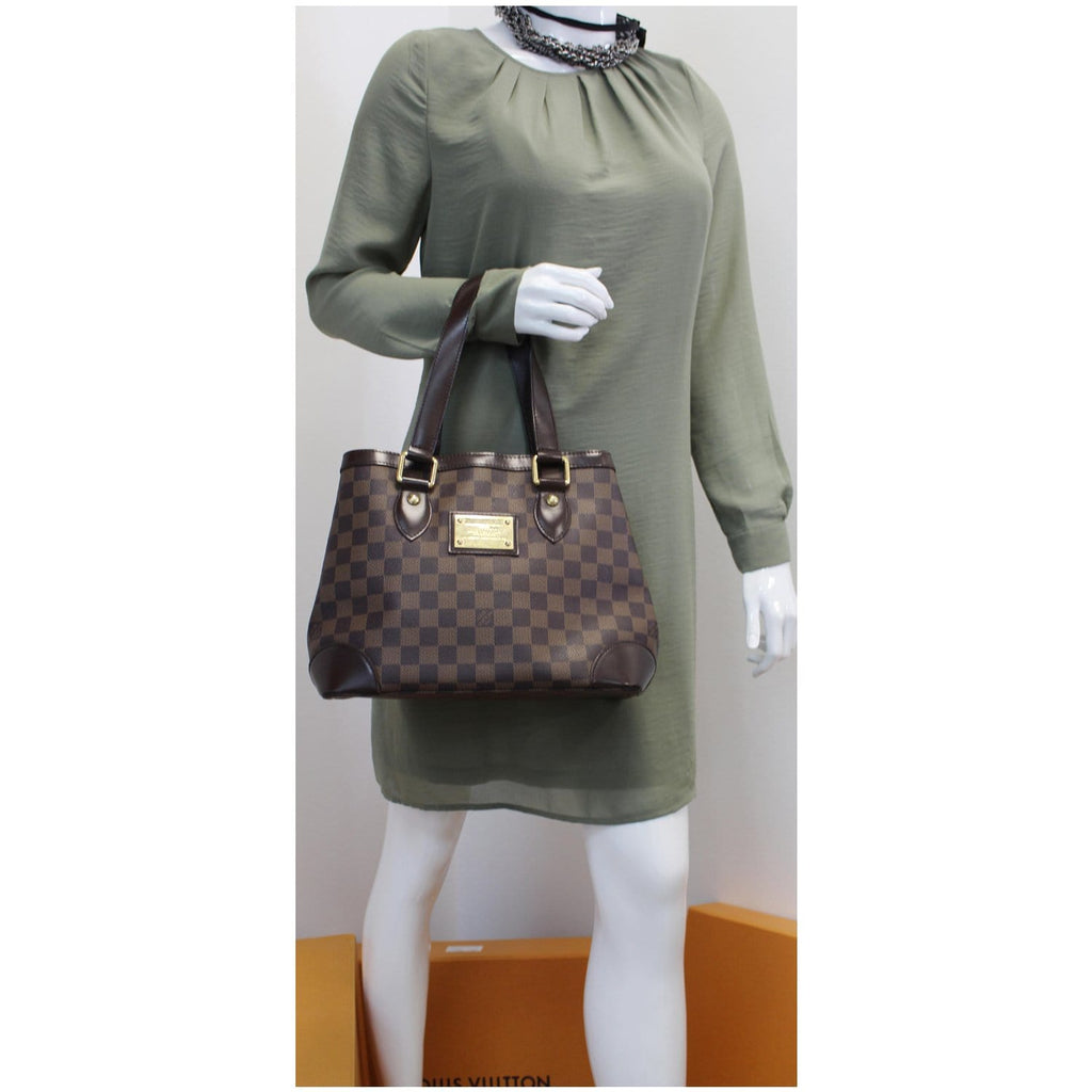 Louis Vuitton, Bags, Louis Vuitton Authentic Hampstead Pm Damier Ebene  Handbag Cp222 Spain Repaired