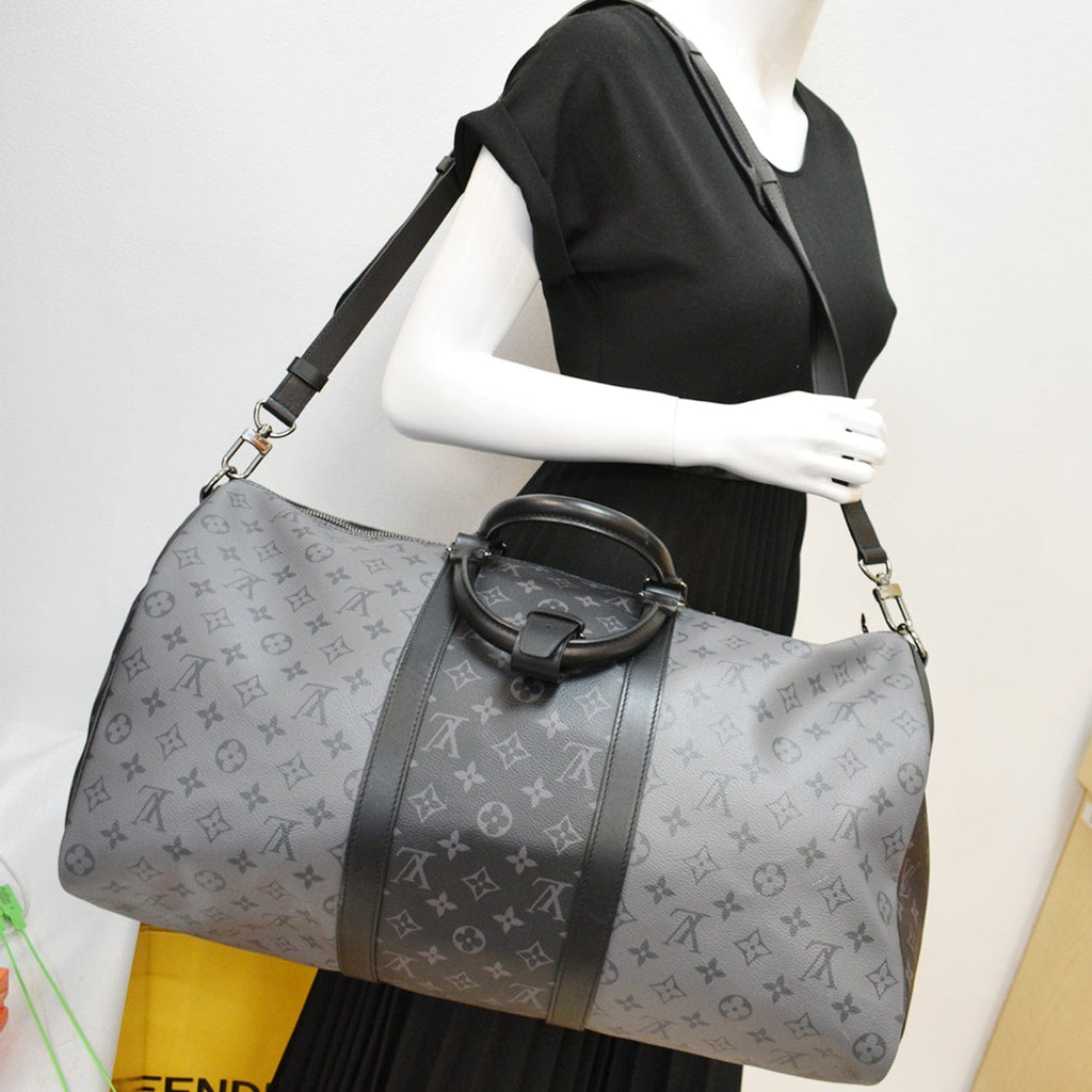 M45392 KEEPALL BANDOULIÈRE 50 LV Keepall Bandoulière Monogram Eclipse  Reverse from Alice +8617727843993 : r/RepVirgins