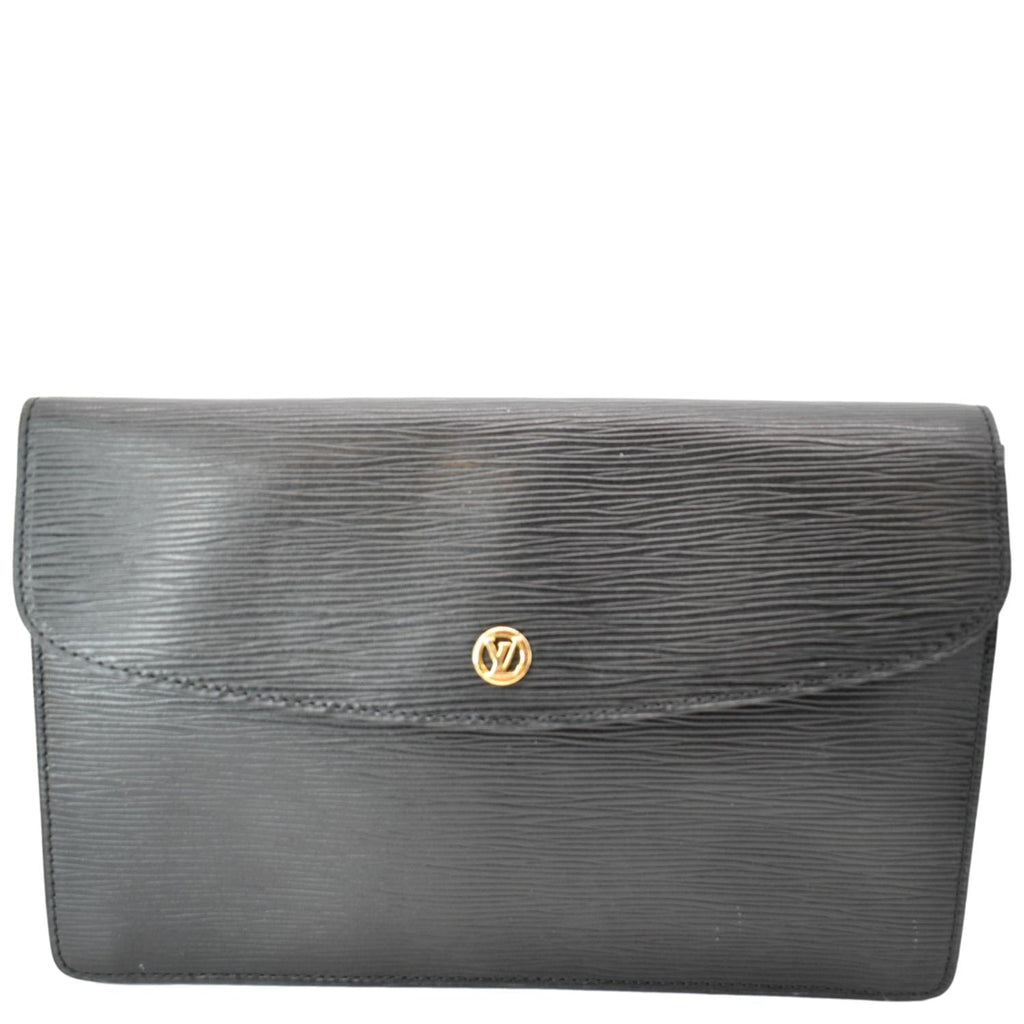 Louis Vuitton Epi Montaigne Menthe Clutch Bag – LovedLuxeBags