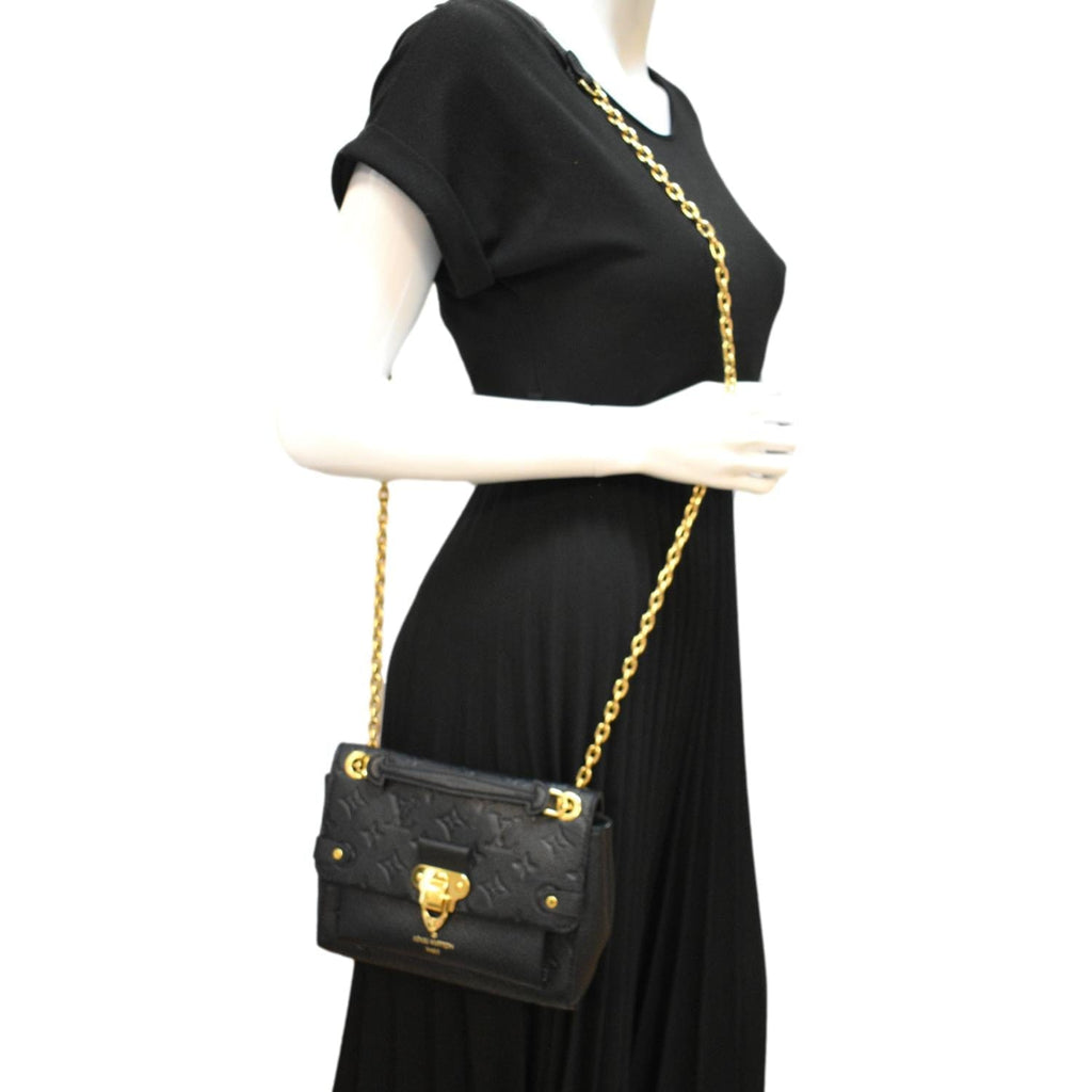 Louis Vuitton, Bags, Louis Vuitton Vavin Bb Empreinte Leather Noir Bag