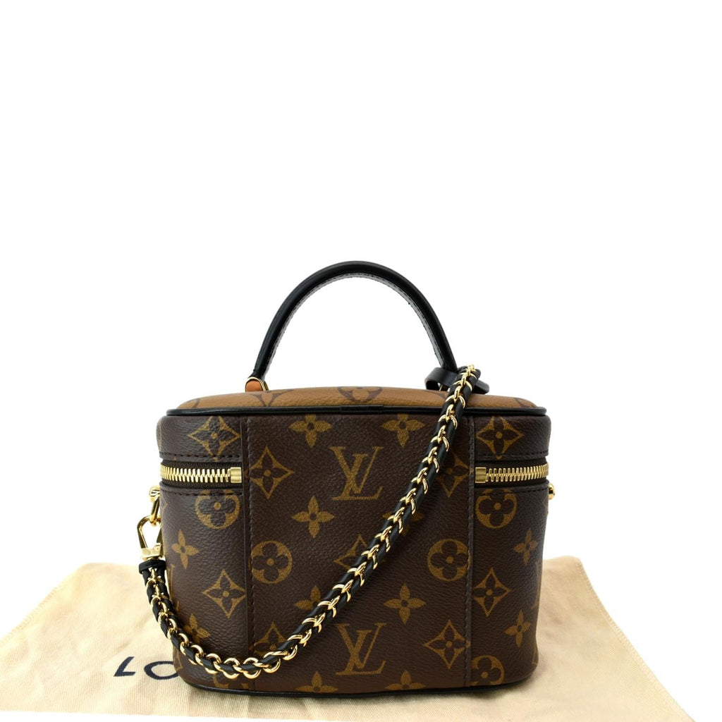 Vanity cloth crossbody bag Louis Vuitton Brown in Cloth - 15944343