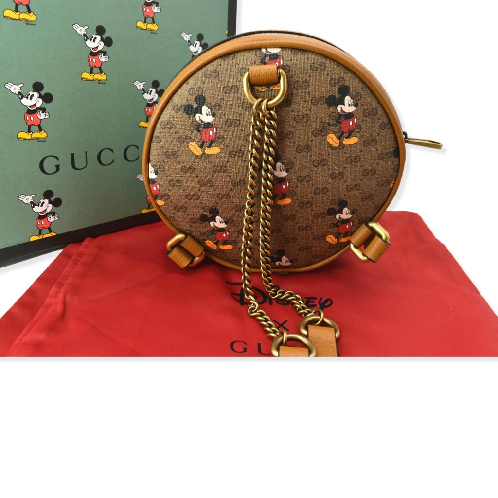 Gucci xDisney Mickey Mouse Round Backpack - Supreme - Couture USA