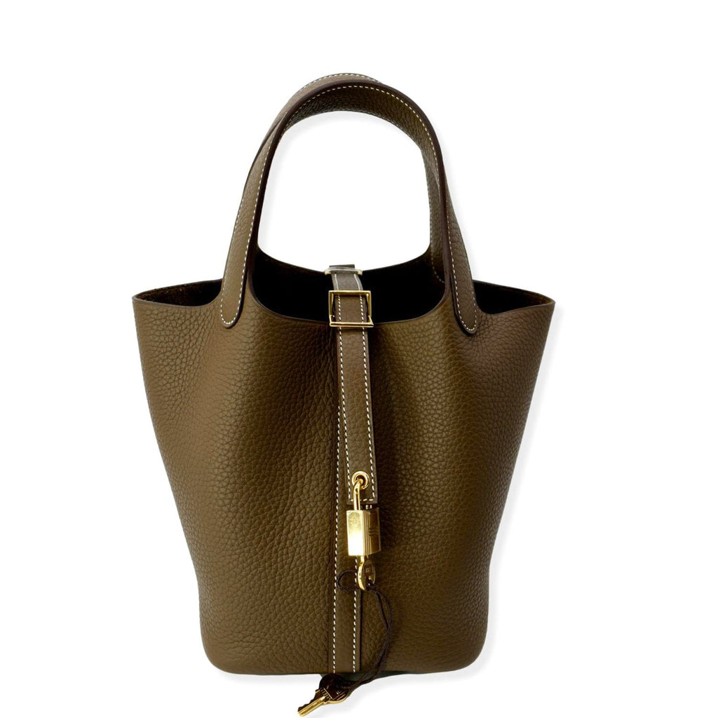 Hermès Picotin Lock Trench Clemence Handbag