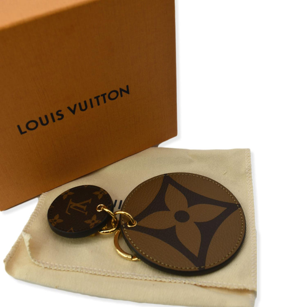 LOUIS VUITTON MP2071 Supreme Monogram Bag Charm Key Holder Metal Brown