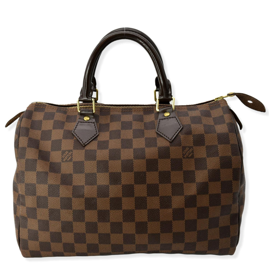 Speedy 30 in damier ebene  Louis vuitton handbags, Women bags