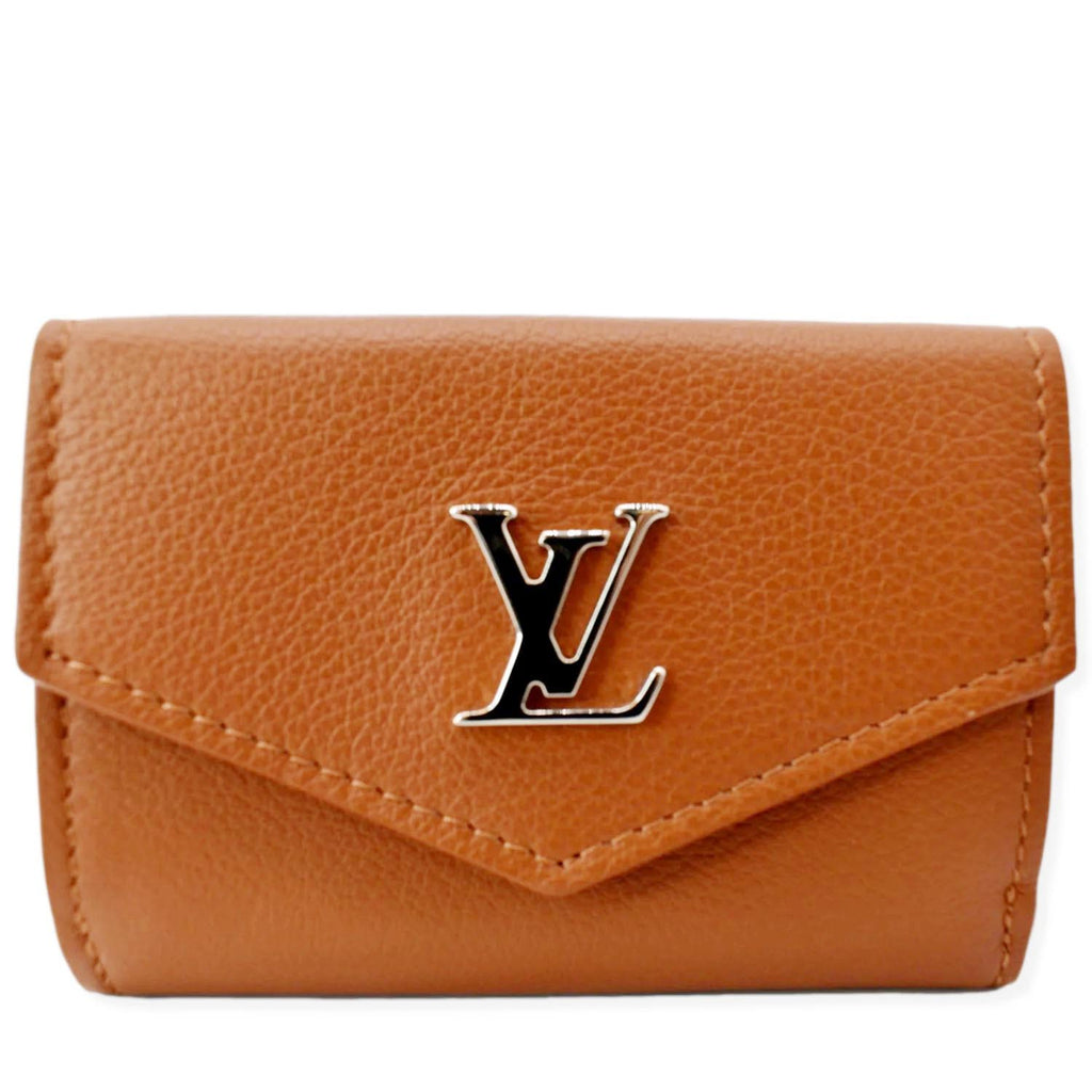 Louis Vuitton Lockmini Wallet Leather Black 125209394