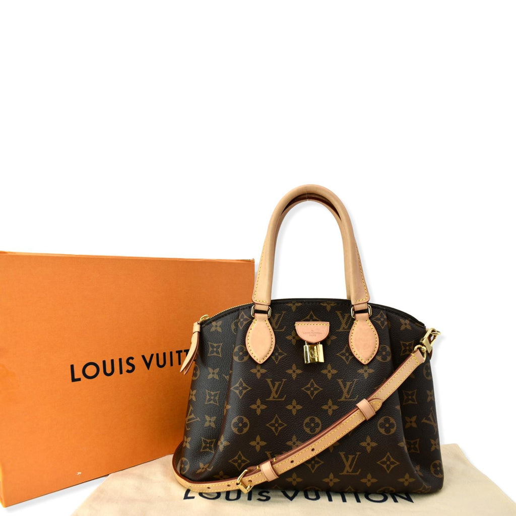 Rivoli satchel Louis Vuitton Brown in Cotton - 38609231