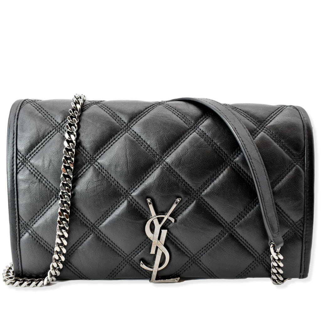 Saint Laurent Diamond Quilted Leather Becky Small Shoulder Bag (SHF-22 –  LuxeDH
