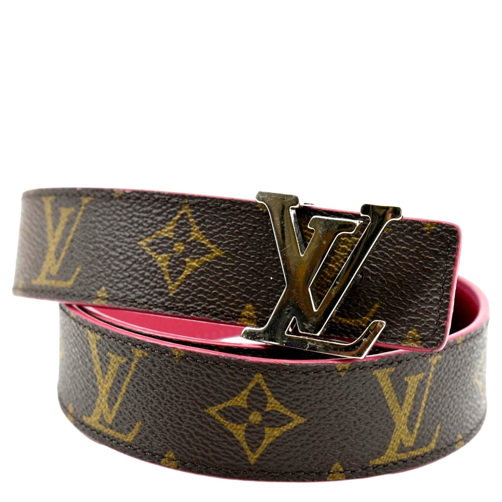 Louis Vuitton - Authenticated Initiales Belt - Cloth Brown for Men, Very Good Condition