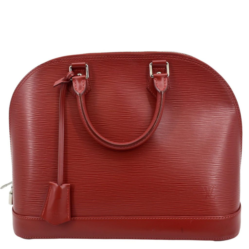 tas handbag Louis Vuitton Alma GM Epi Leather Red 2010 Handbag