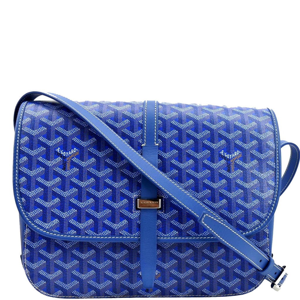 Goyard Blue 'Belvedere PM' Messenger Bag