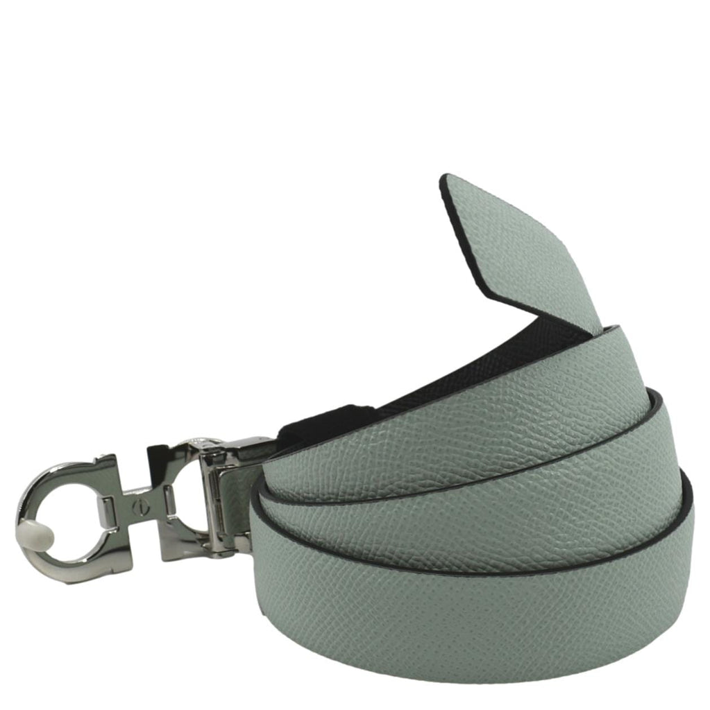 Salvatore Ferragamo Tonal Gancini Buckle Belt, Designer code: 671502, Luxury Fashion Eshop