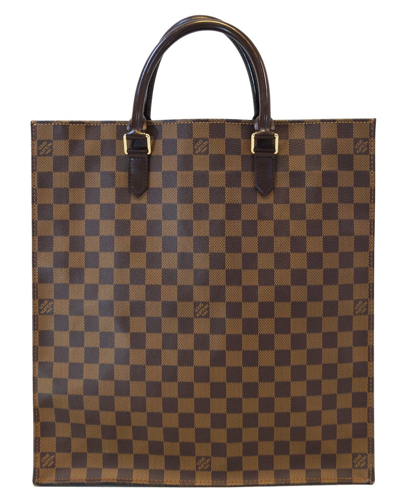 Louis Vuitton 2001 Pre-owned Damier Ebene Sac Plat Handbag - Brown