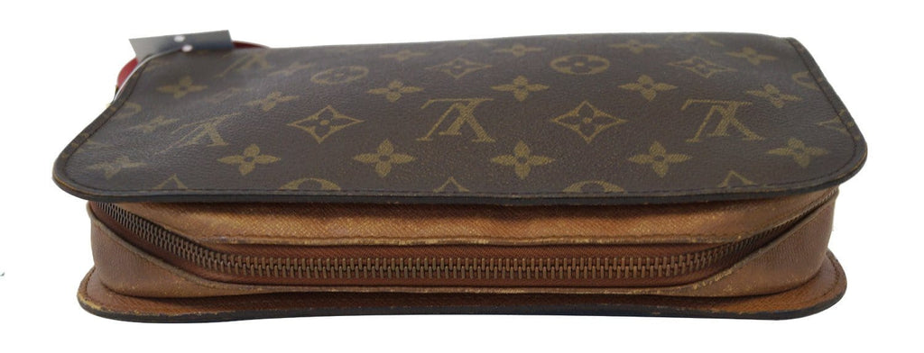 Lv Orsay Clutch Brown Monogram Canvas With …