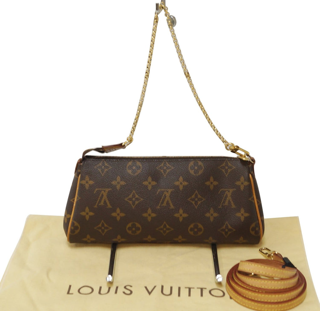 Louis Vuitton Monogram Pochette Eva 2way Crossbody Shoulder Handbag