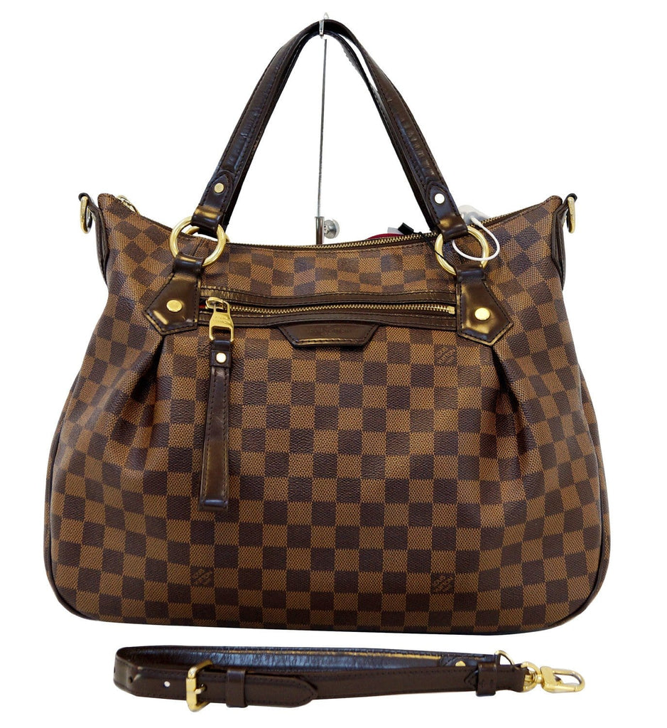 Louis Vuitton Evora Handbag Damier MM PURSE