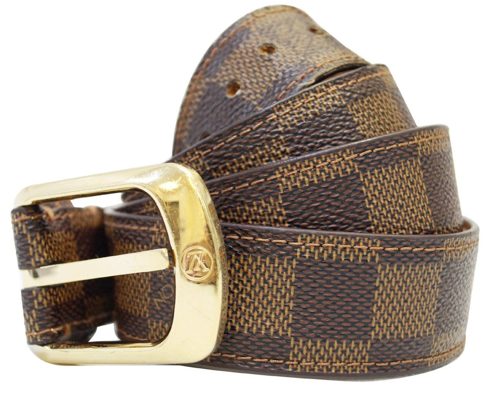 Leather belt Louis Vuitton Brown size 90 cm in Leather - 20879932