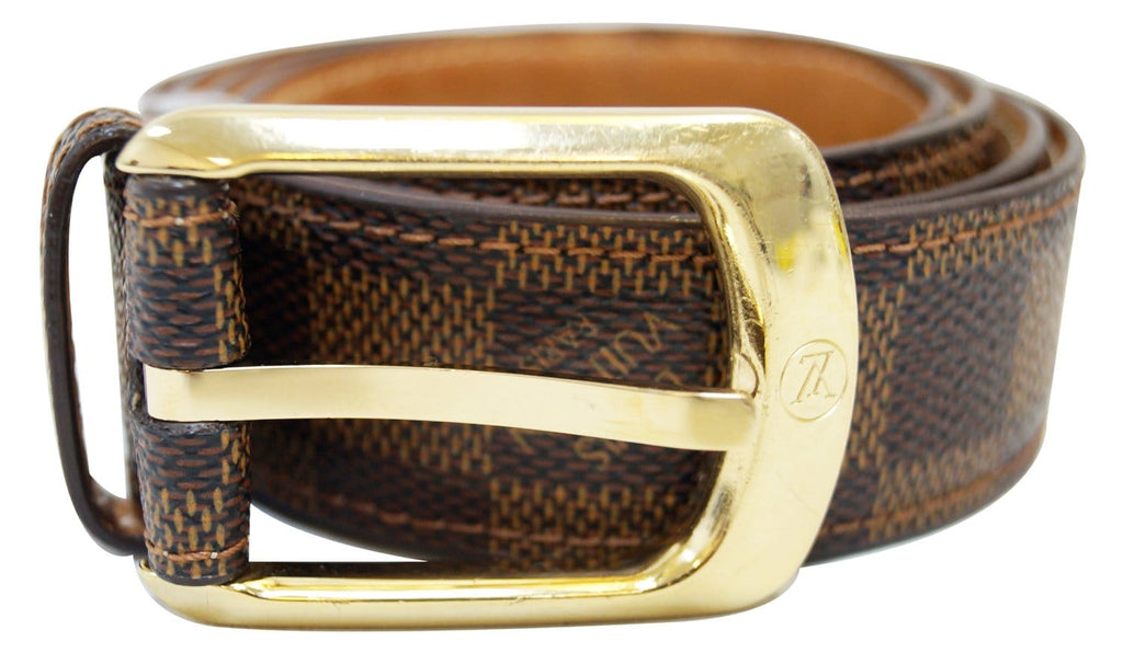 Leather belt Louis Vuitton Brown size 90 cm in Leather - 38183206