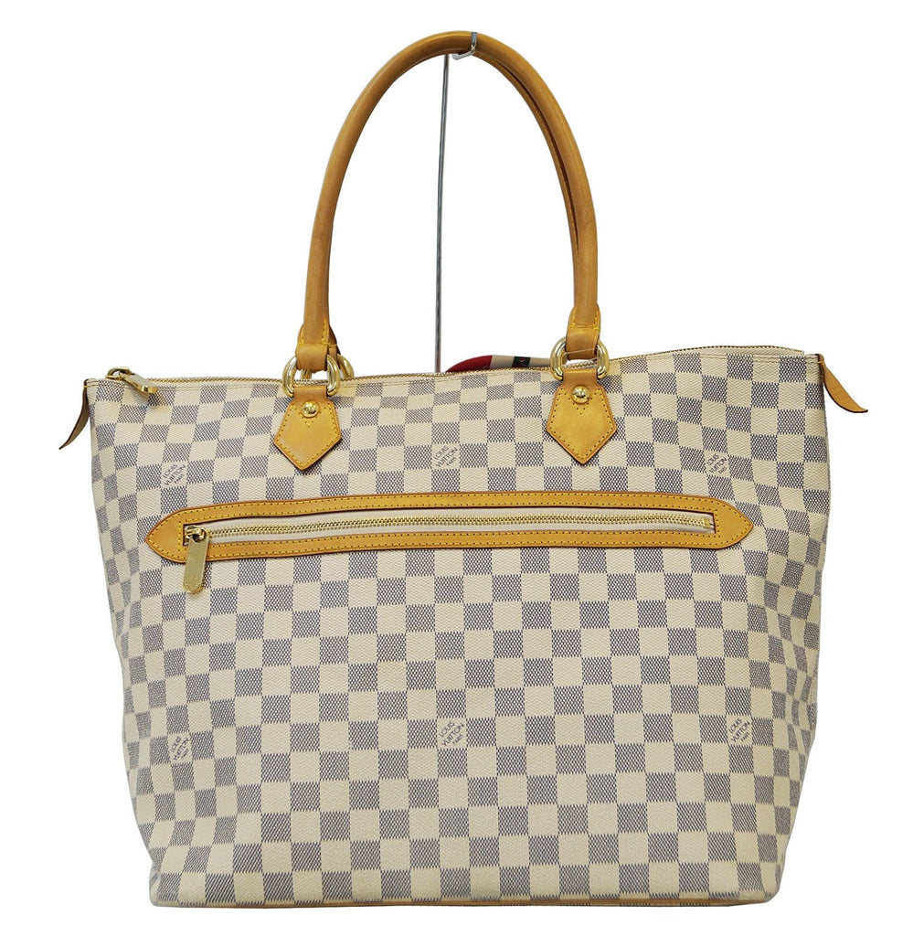 LOUIS VUITTON Damier Azur Saleya GM Shoulder Handbag - Final Call