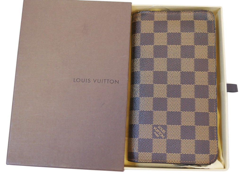 LOUIS VUITTON Damier Ebene Zippy Wallet Long Wallet - AWL2684 –  LuxuryPromise